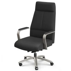 At Work Faux Leather High-Back Executive Office Chair
