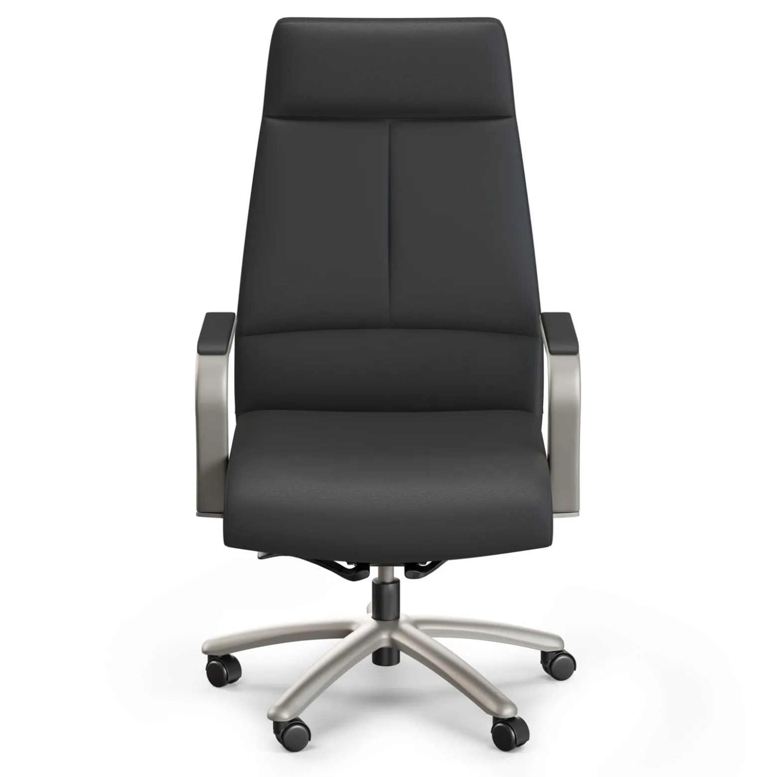 At Work Faux Leather High-Back Executive Office Chair