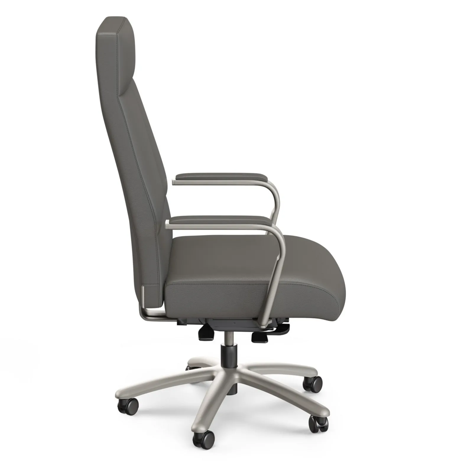 At Work Faux Leather High-Back Executive Office Chair