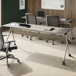 At Work Flip Top Training Table - 71"W x 24"D