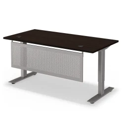 At Work Height Adjustable Standing Desk with Modesty Panel - 60