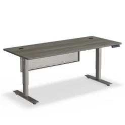 At Work Height Adjustable Standing Desk with Modesty Panel - 71