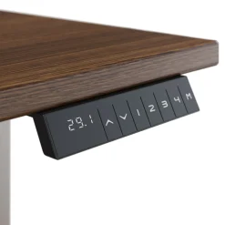 At Work Height Adjustable Standing Desk with Modesty Panel - 71