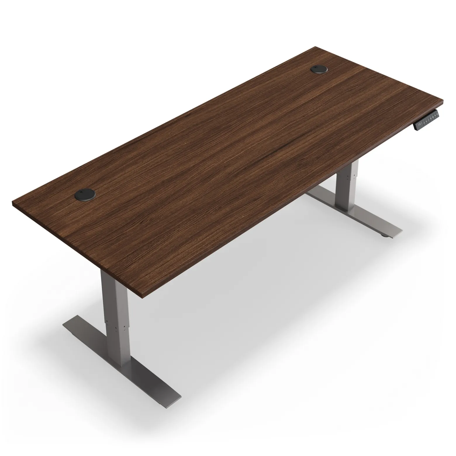 At Work Height Adjustable Standing Desk with Modesty Panel - 71"Wx30"D