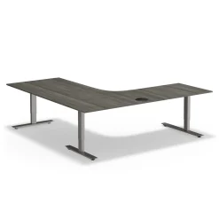 At Work Height Adjustable Left L-Shaped Standing Desk - 71