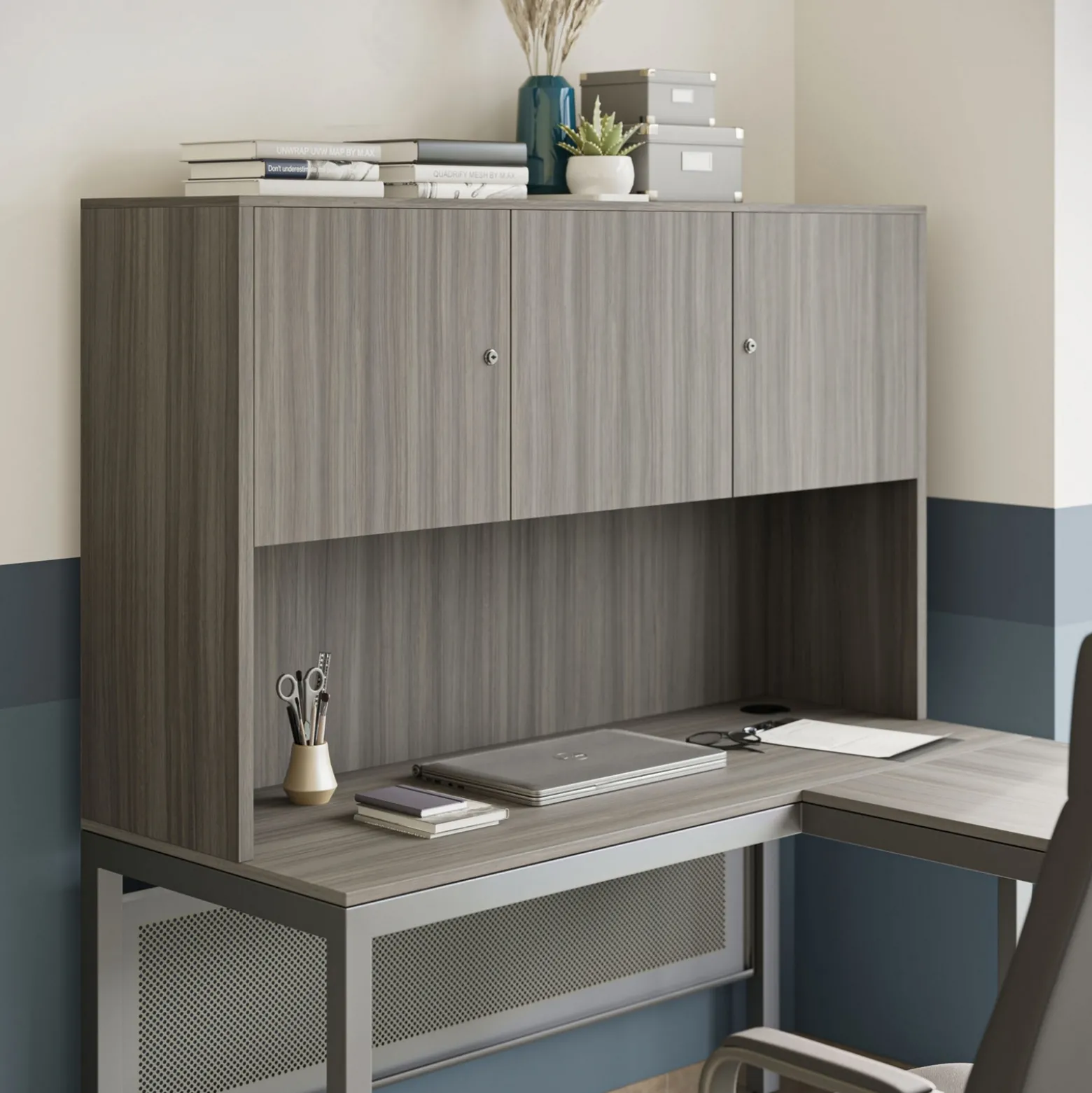 At Work Hutch - 60"W x 15"D