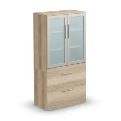 At Work Lateral File Storage Cabinet Set - 36"W x 19"D x 72"H