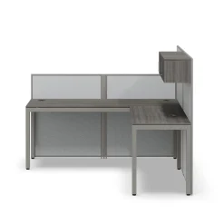 At Work L-Shaped Cubicle Workstation - 72