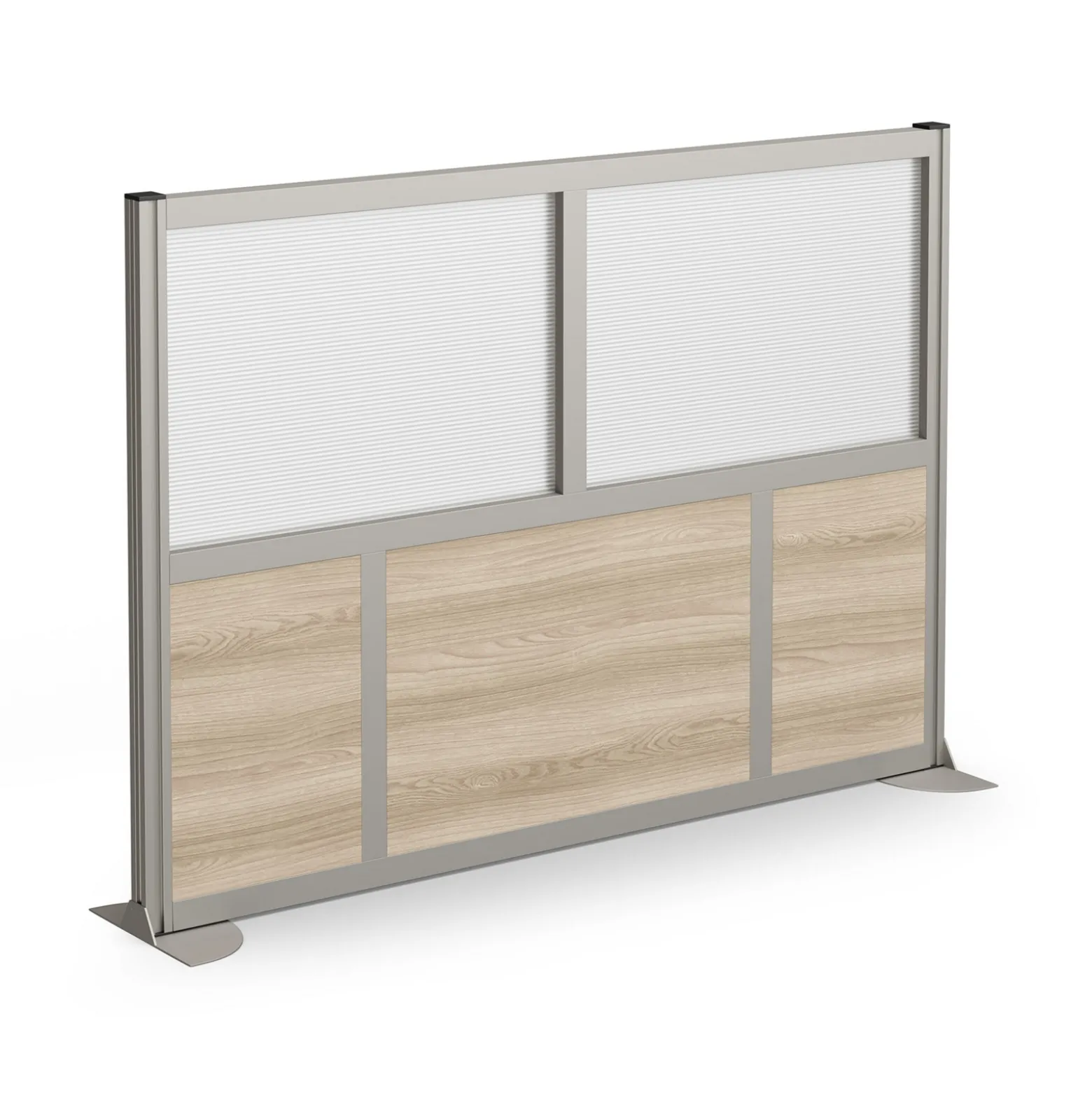 At Work Mobile Room Divider- 73"W x 52"H