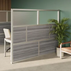At Work Mobile Room Divider - 96"W x 76"H