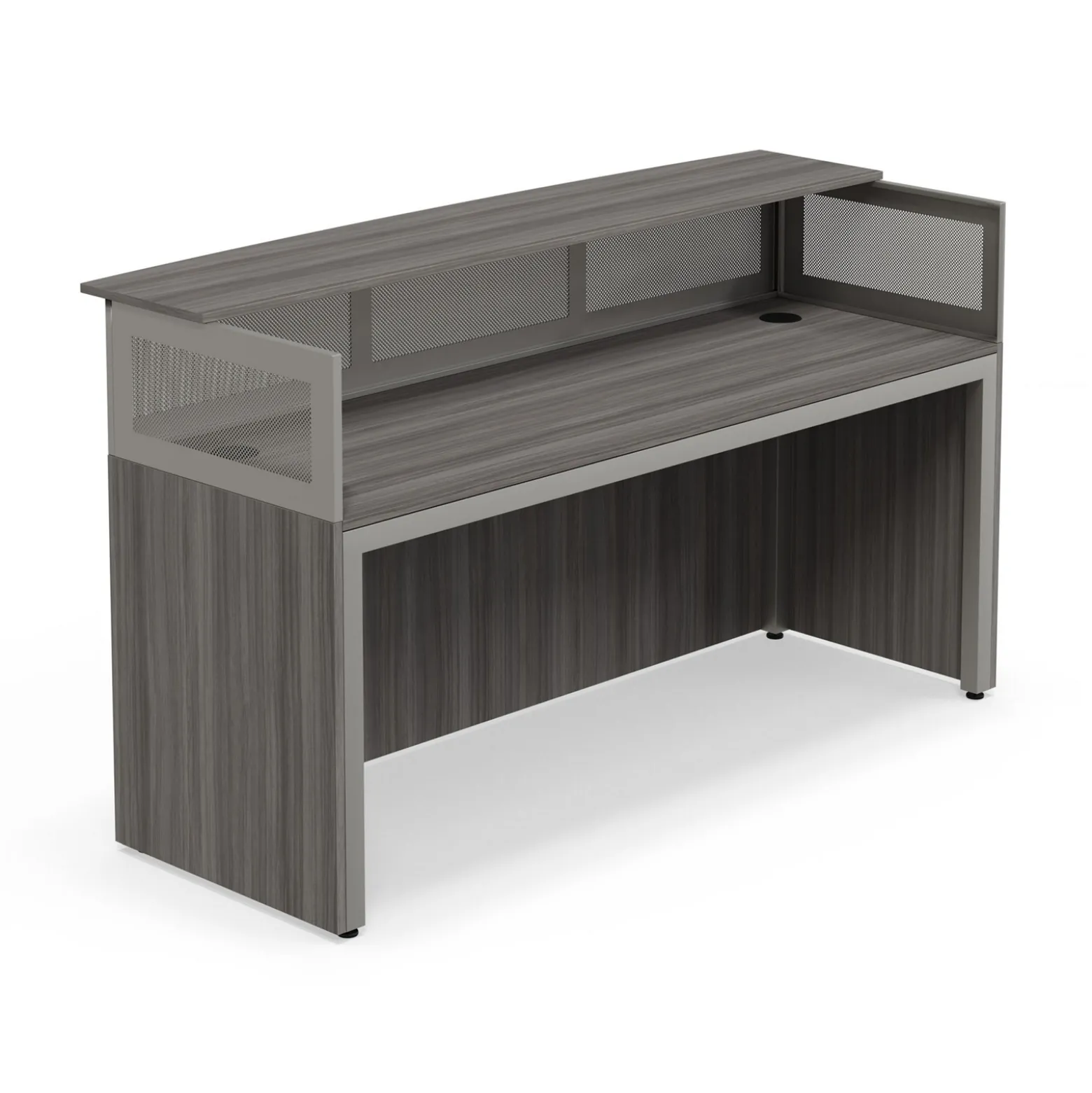At Work Reception Desk 74"W x 29"D