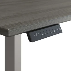 At Work Reversible Height Adjustable L-Shaped Standing Desk - 72