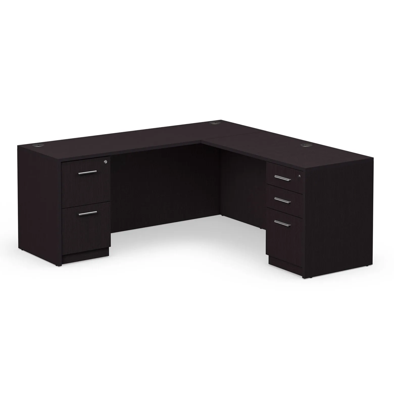 At Work Reversible L-Shaped Desk - 71"W x 83"D