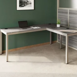 At Work Reversible L-Shaped Desk - 60"Wx72"D