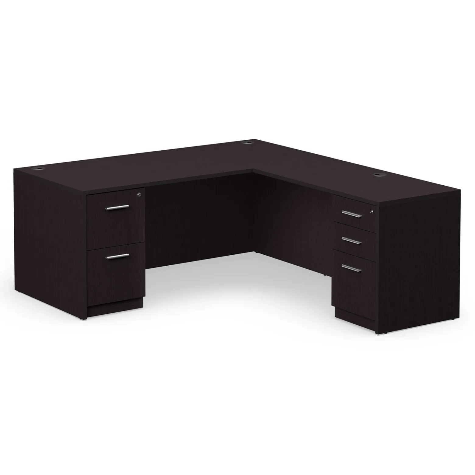 At Work Reversible L-Shaped Desk - 66"W x 78"D
