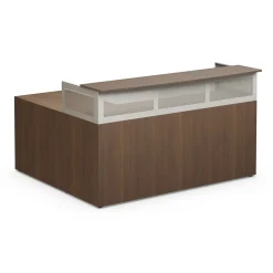 At Work Reversible L-Shaped Reception Desk - 75