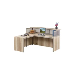 At Work Reversible L-Shaped Reception Desk - 75