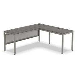 At Work Reversible L-Shaped Desk with Modesty Panel - 72