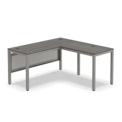 At Work Reversible L-Shaped Desk with Modesty Panel - 60