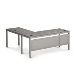 At Work Reversible L-Shaped Desk with Modesty Panel - 60
