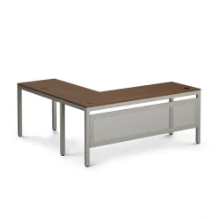 At Work Reversible L-Shaped Desk with Modesty Panel - 60