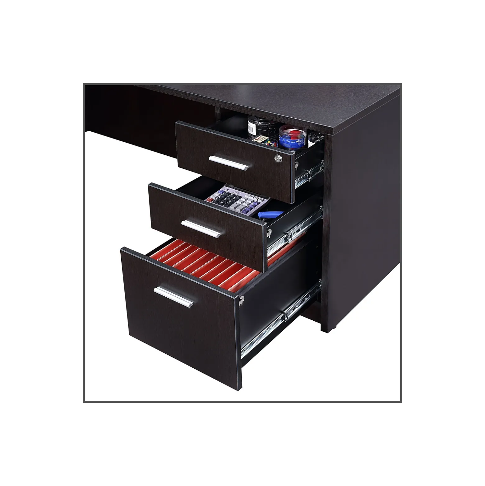 At Work Reversible U-Shaped Desk - 71"W x 107"D