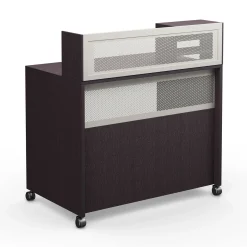 At Work Standing Height Mobile Reception Desk - 48"W x 30"D