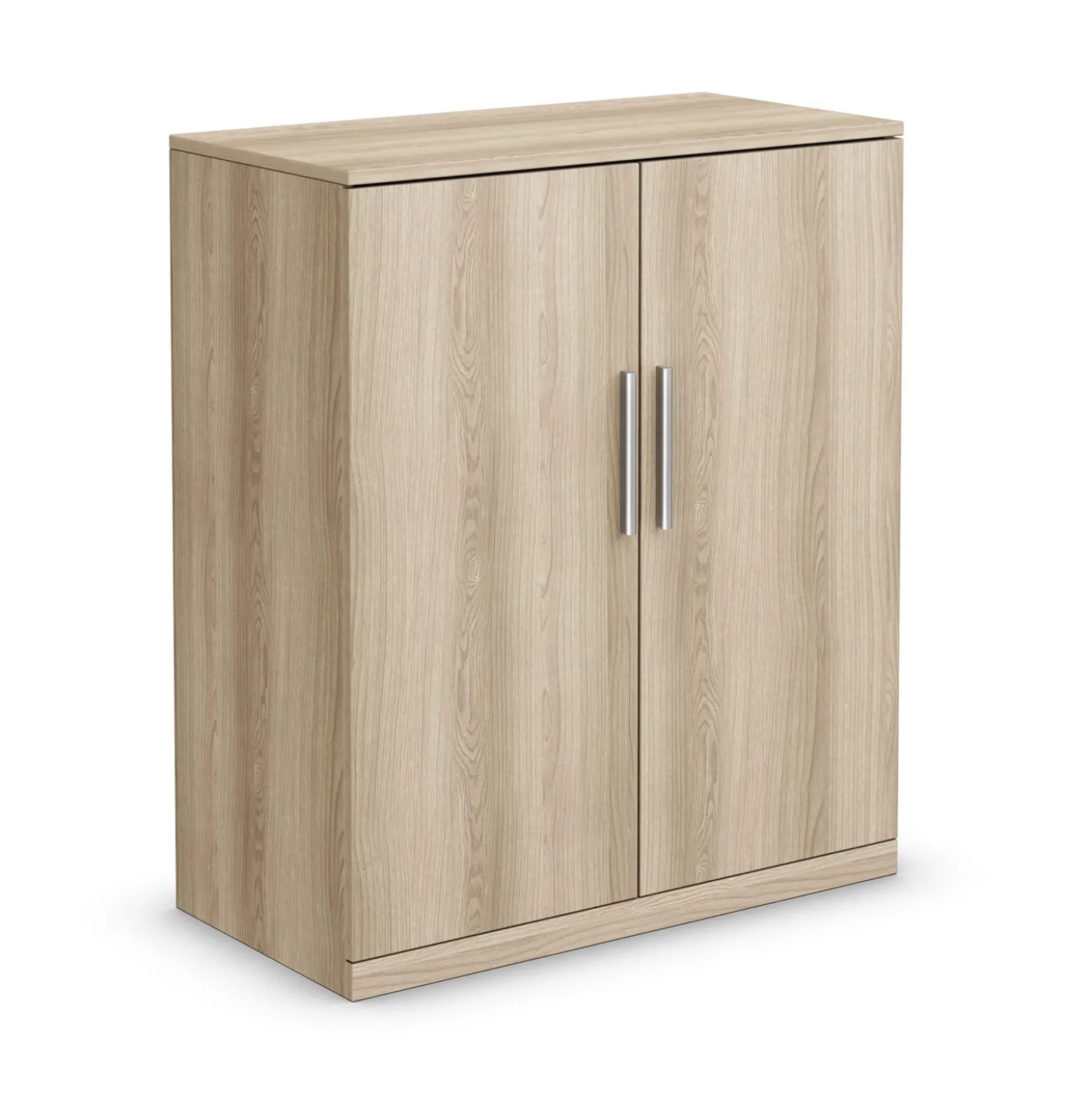 At Work Storage Cabinet with Wood Doors - 36"W x 19"D
