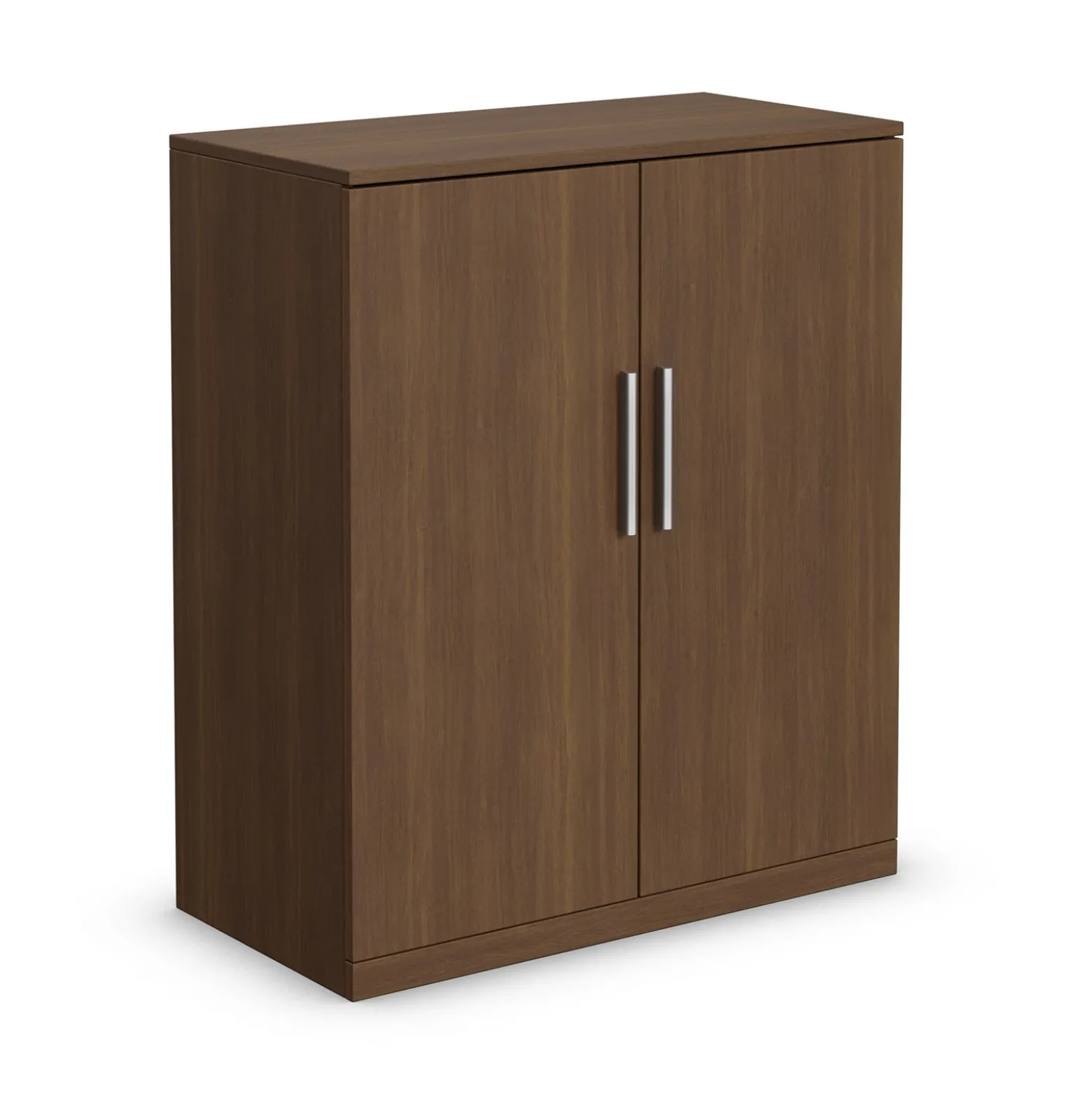 At Work Storage Cabinet with Wood Doors - 36"W x 19"D
