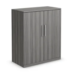 At Work Storage Cabinet with Wood Doors - 36