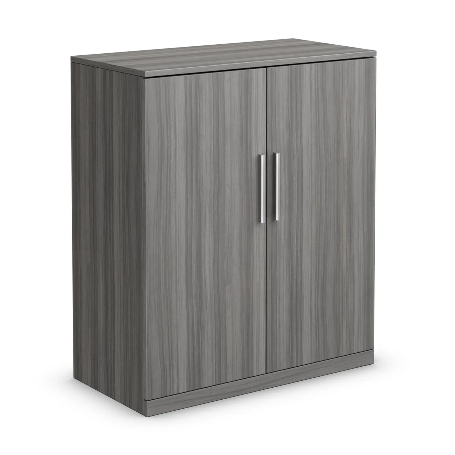 At Work Storage Cabinet with Wood Doors - 36"W x 19"D