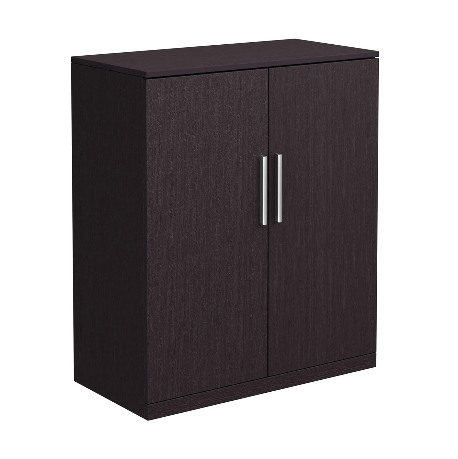 At Work Storage Cabinet with Wood Doors - 36"W x 19"D