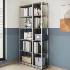 At Work Ten Compartment Bookcase - 36