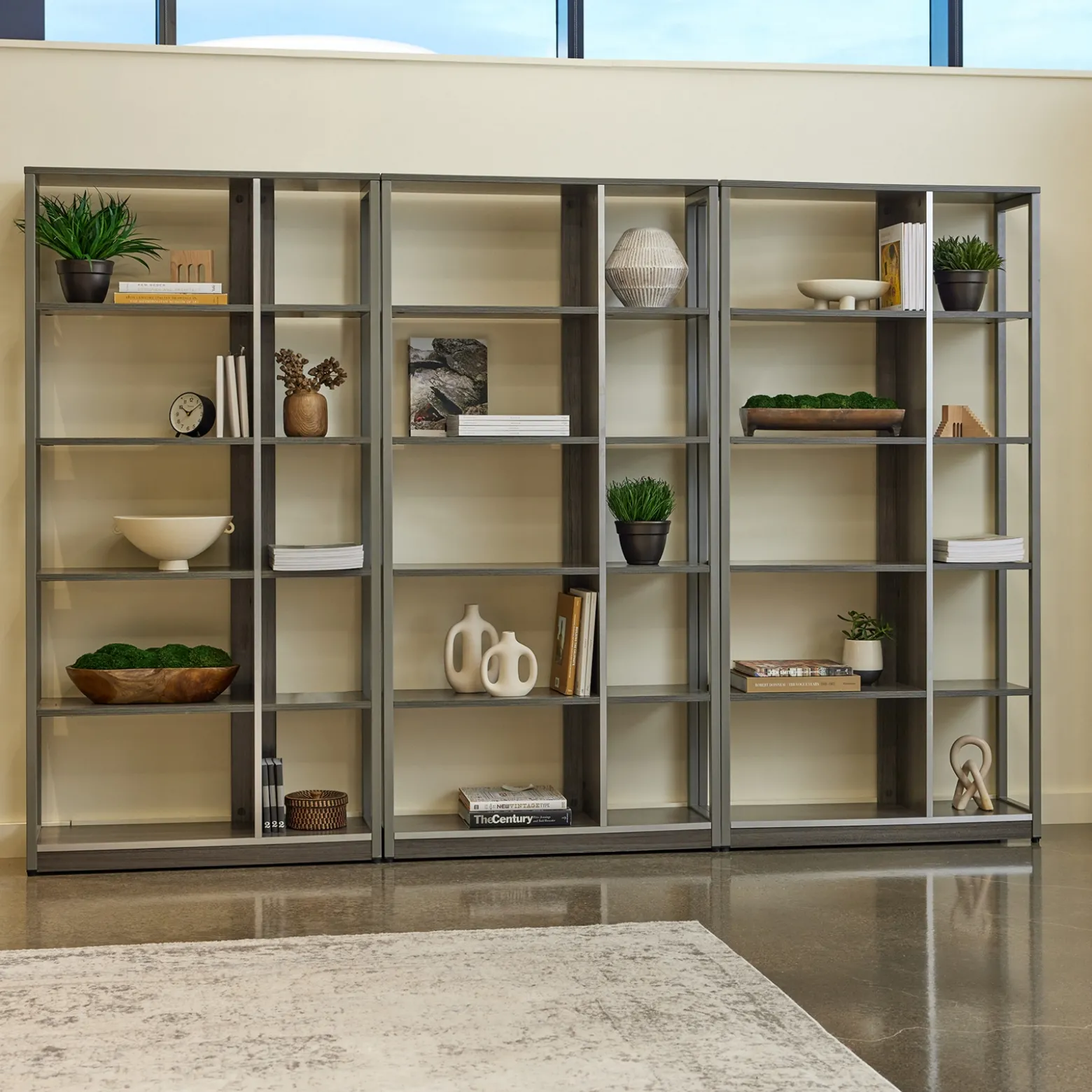 At Work Ten Compartment Bookcase - 36"W x 12"D x 72"H