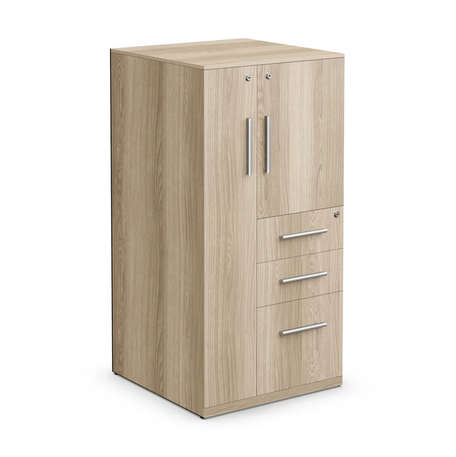 At Work Wardrobe Storage Cabinet with Left Door - 24"W x 24"D x 48"H