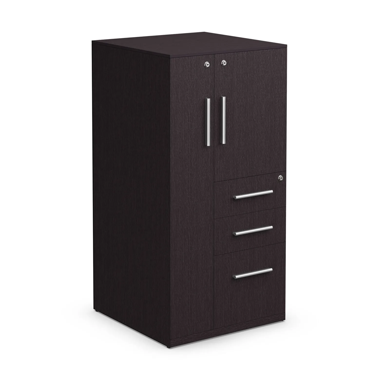 At Work Wardrobe Storage Cabinet with Left Door - 24"W x 24"D x 48"H