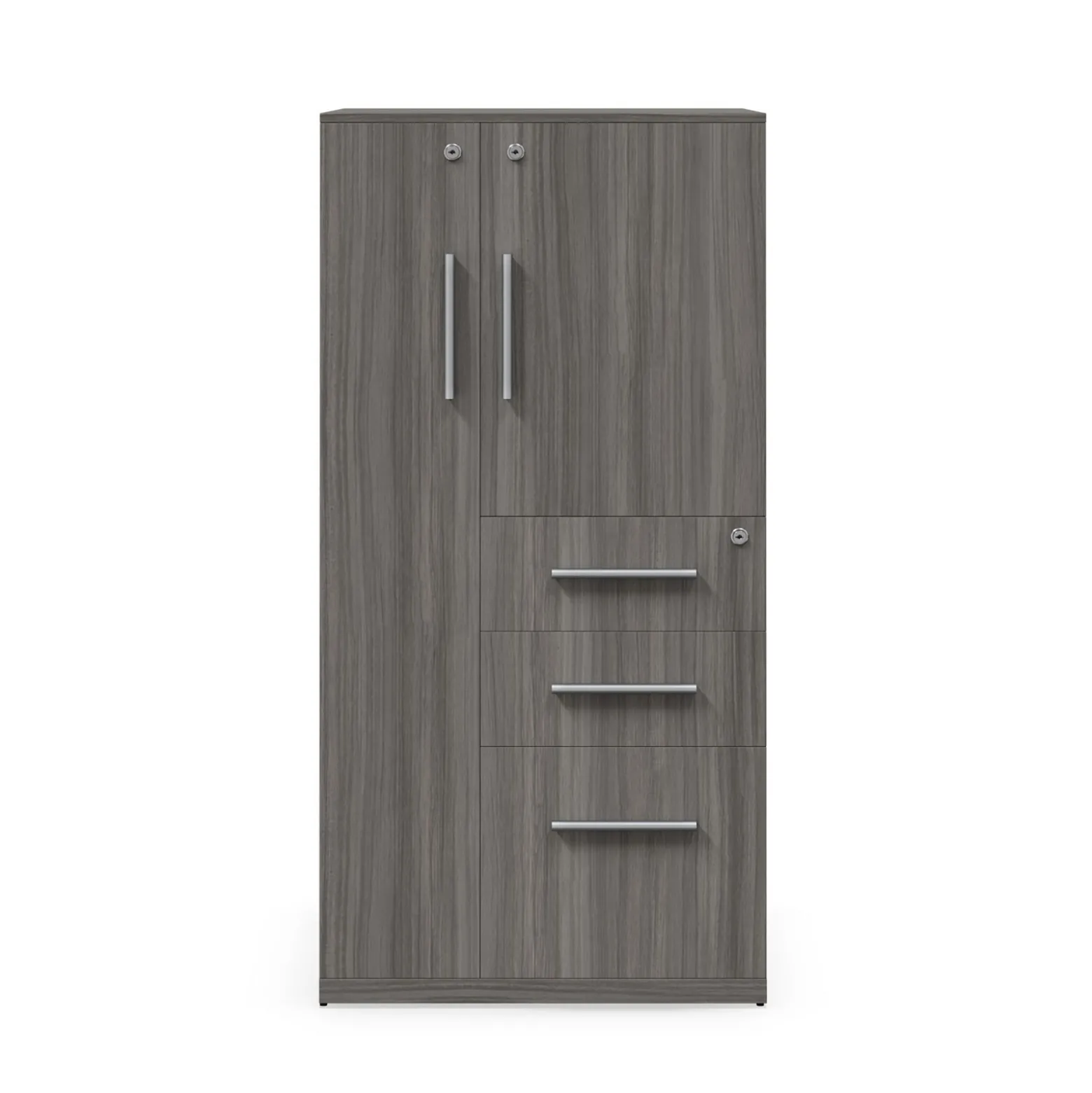 At Work Wardrobe Storage Cabinet with Left Door - 24"W x 24"D x 48"H