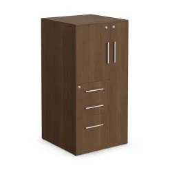 At Work Wardrobe Storage Cabinet with Right Door - 24"W x 24"D x 48"H