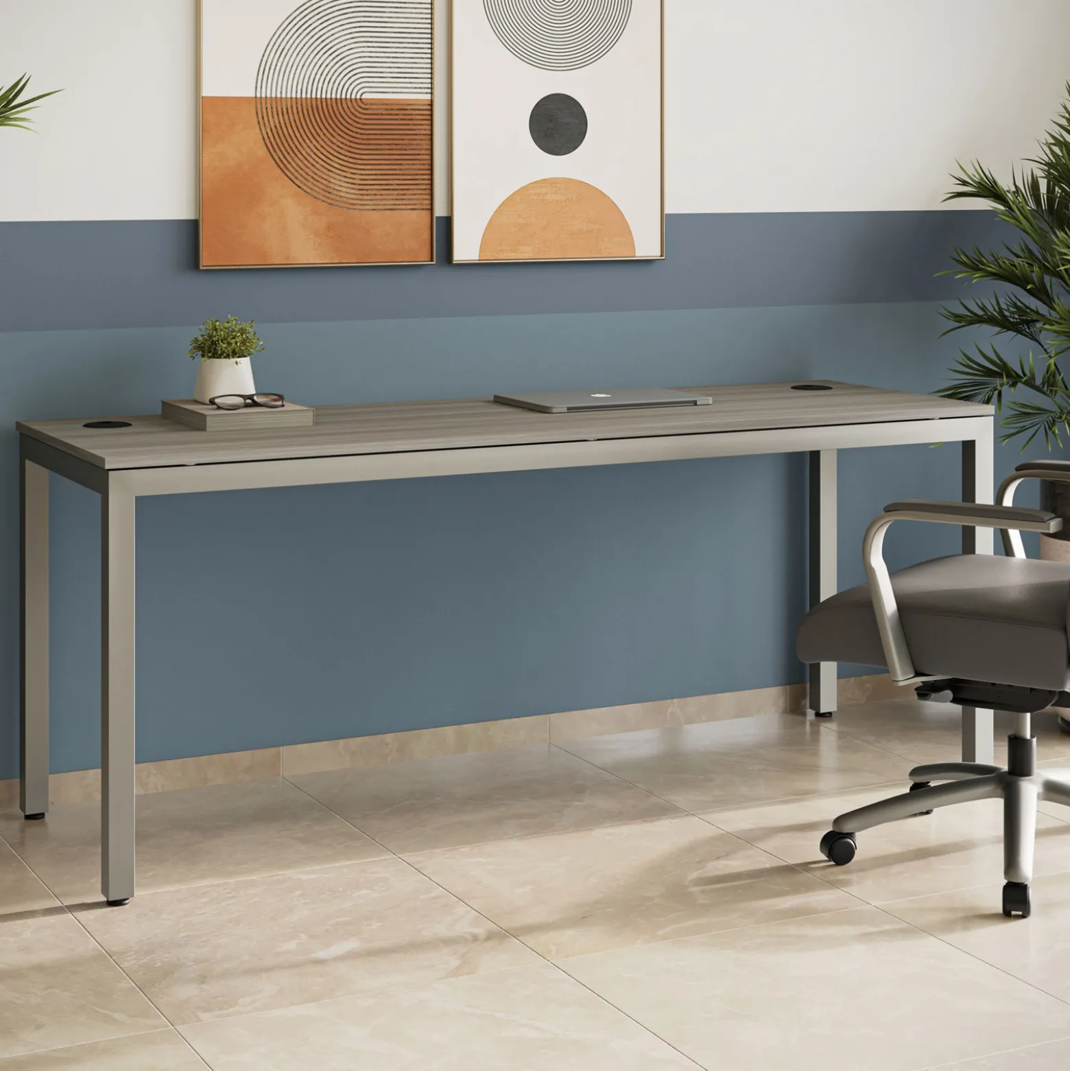 At Work Writing Desk - 72"W x 24"D
