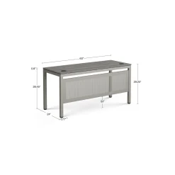 At Work Writing Desk with Modesty Panel - 60