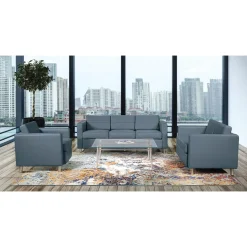 Atlantic Faux Leather Lounge Chair