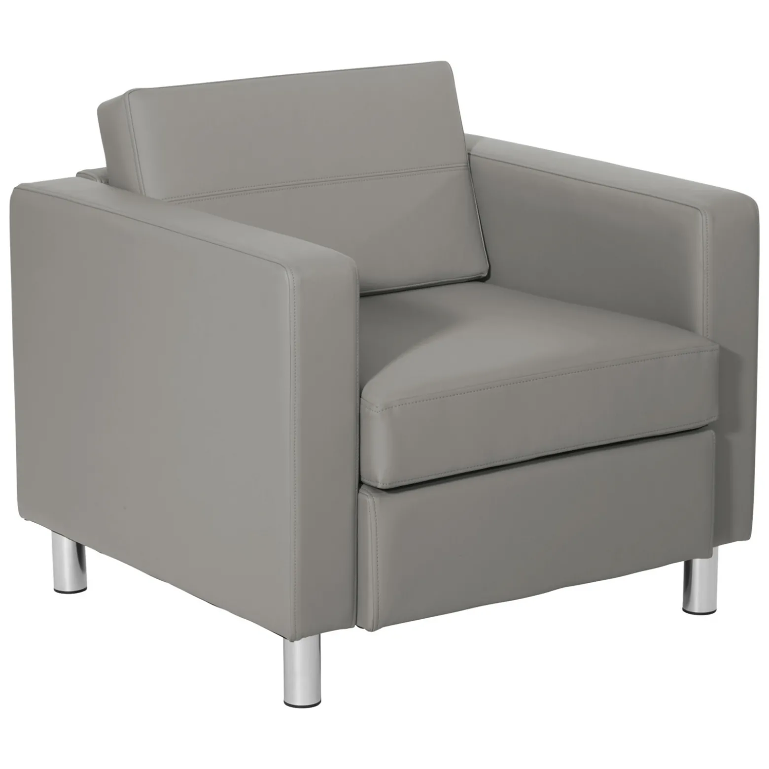 Atlantic Faux Leather Lounge Chair