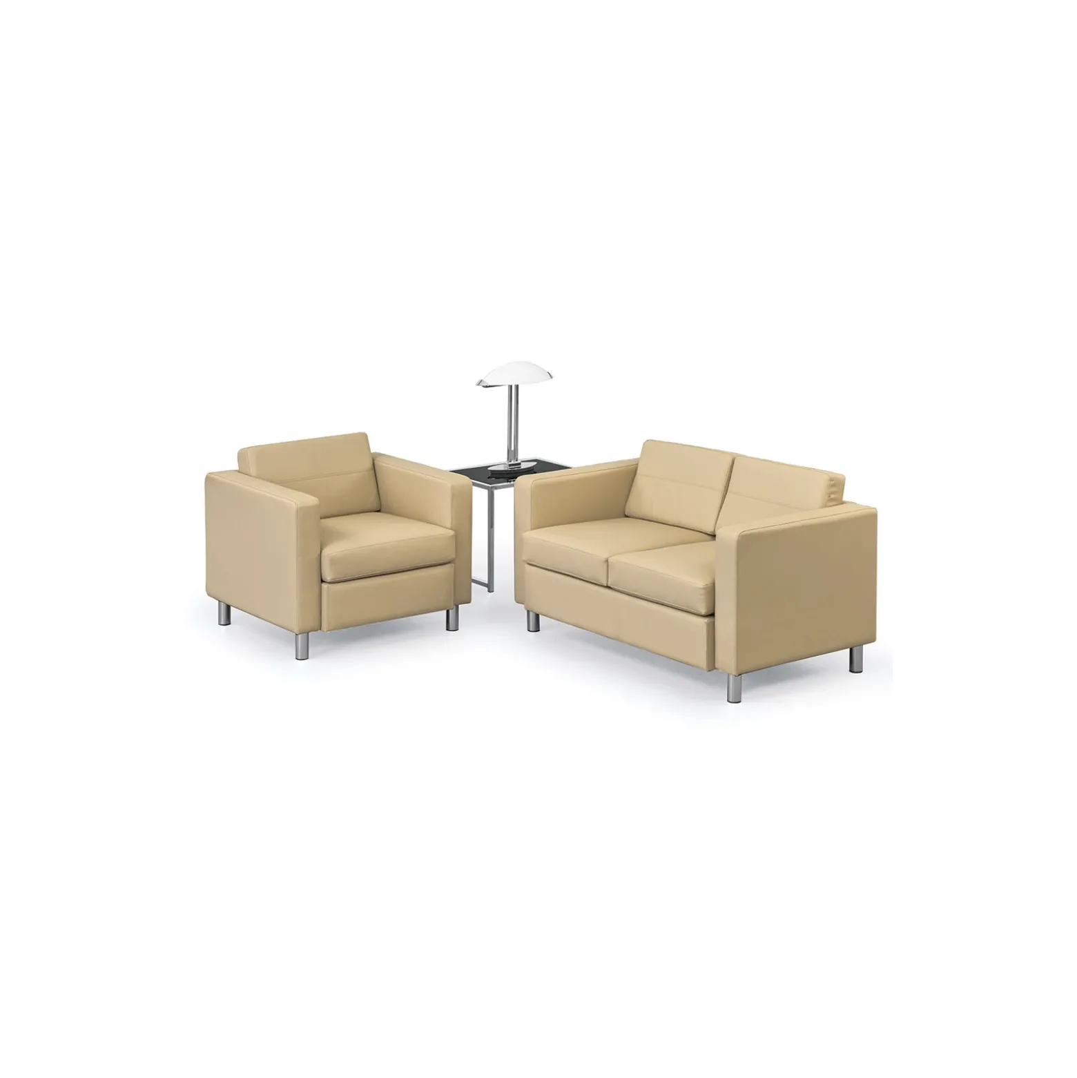 Atlantic Faux Leather Loveseat