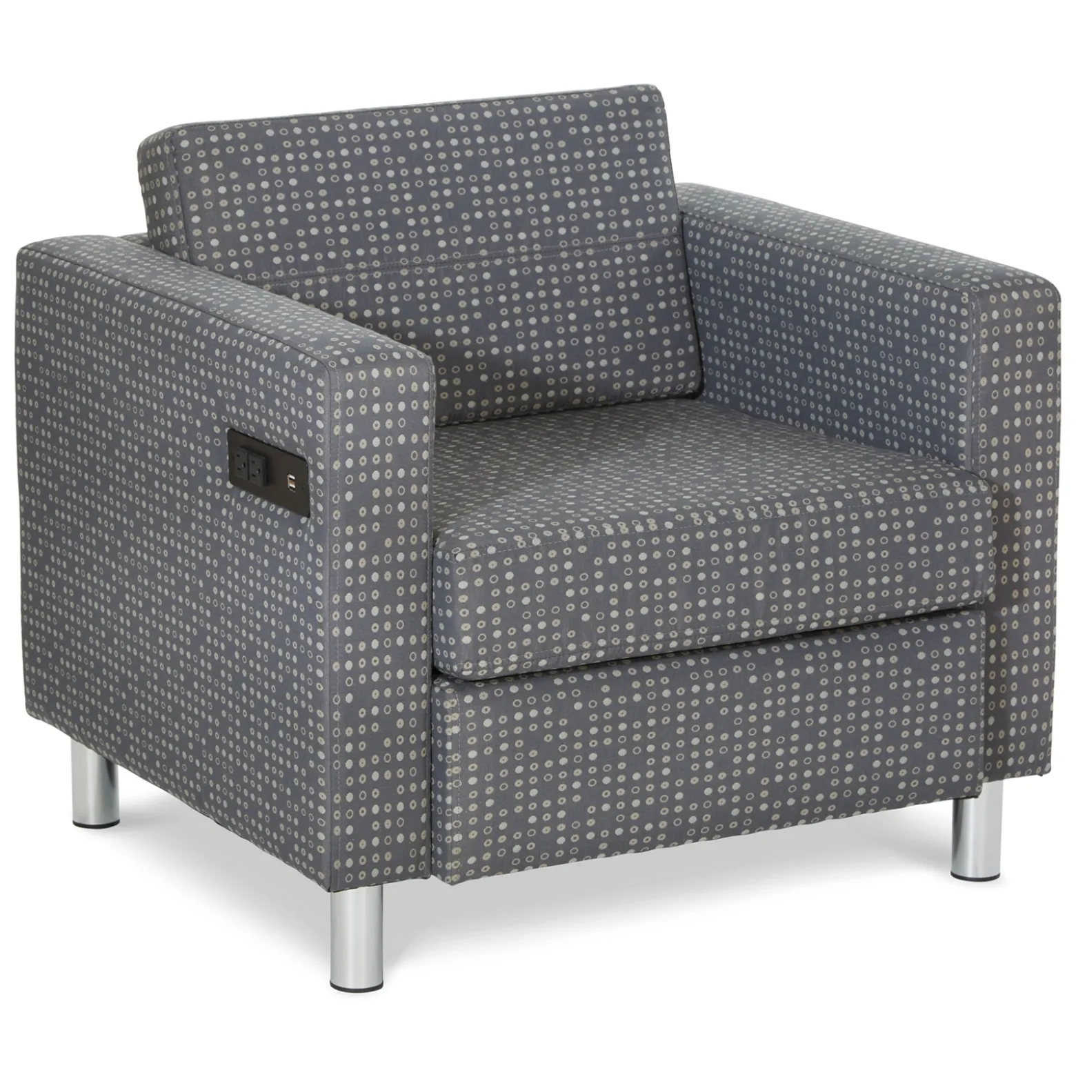 Atlantic Lounge Chair with Power in Designer Upholstery