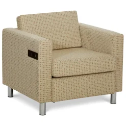 Atlantic Lounge Chair with Power in Designer Upholstery
