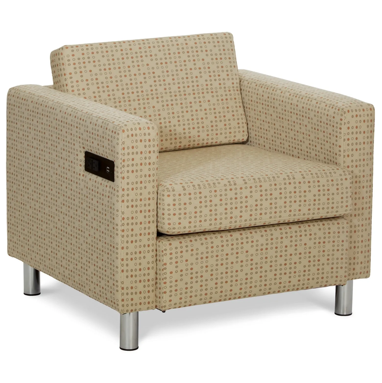 Atlantic Lounge Chair with Power in Designer Upholstery