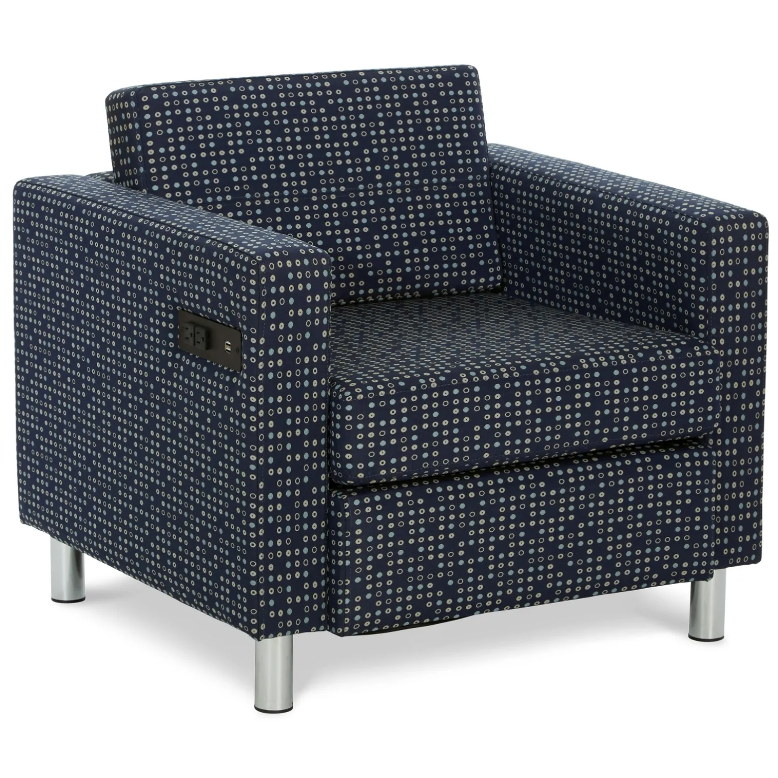 Atlantic Lounge Chair with Power in Designer Upholstery