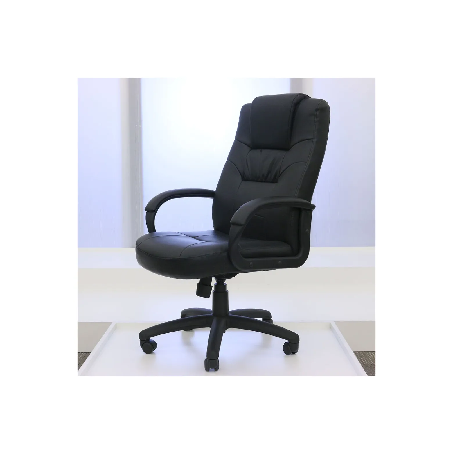 Austen High Back Bonded Leather Managers Chair with Adjustable Seat
