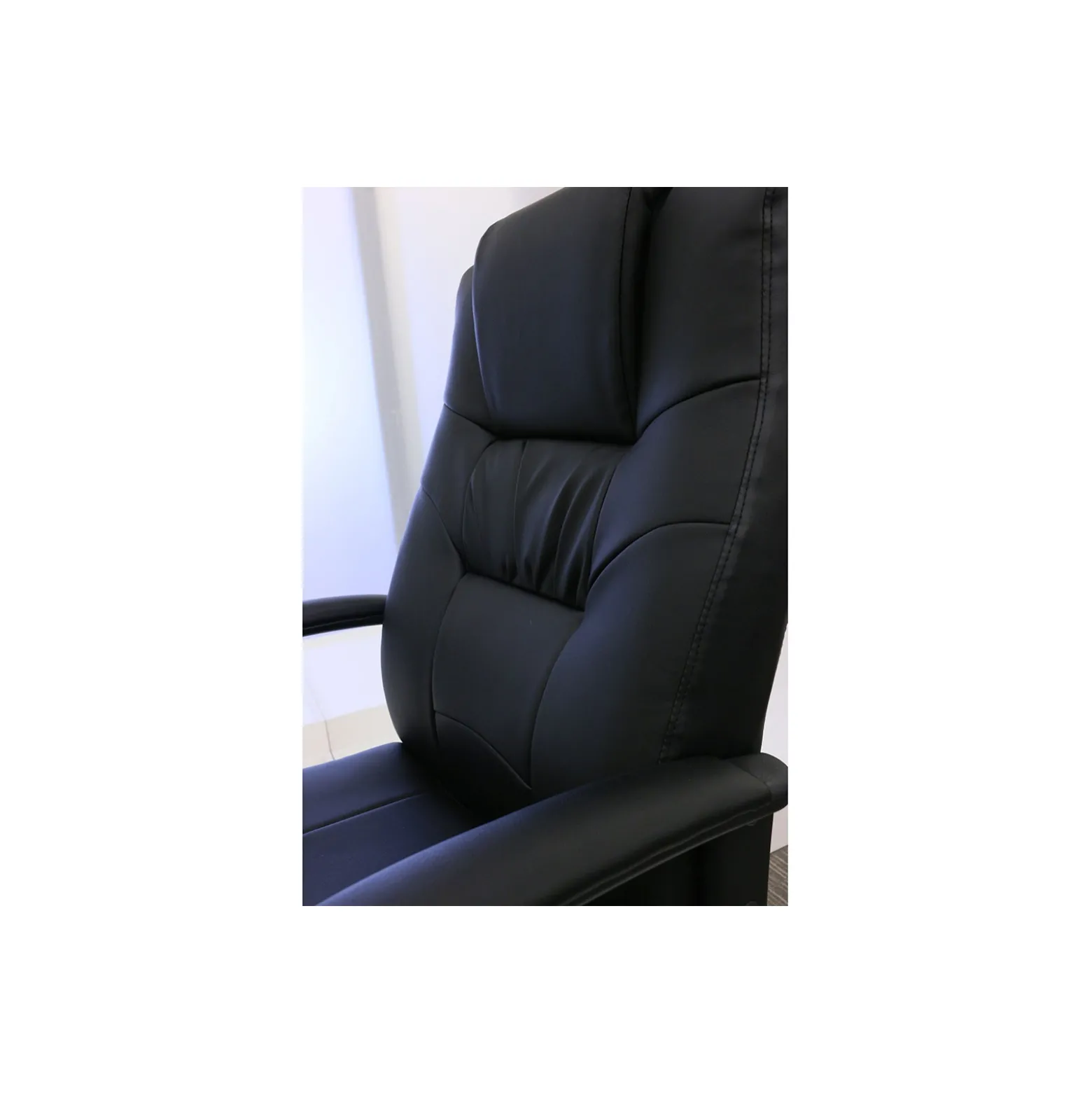 Austen High Back Bonded Leather Managers Chair with Adjustable Seat