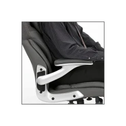 Avanti Faux Leather Executive Office Chair with Flip Arms